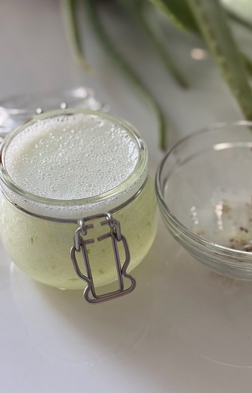 Use Aloe Vera and Lemon Balm Face Mask