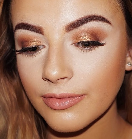 shimmer eye makeup 3