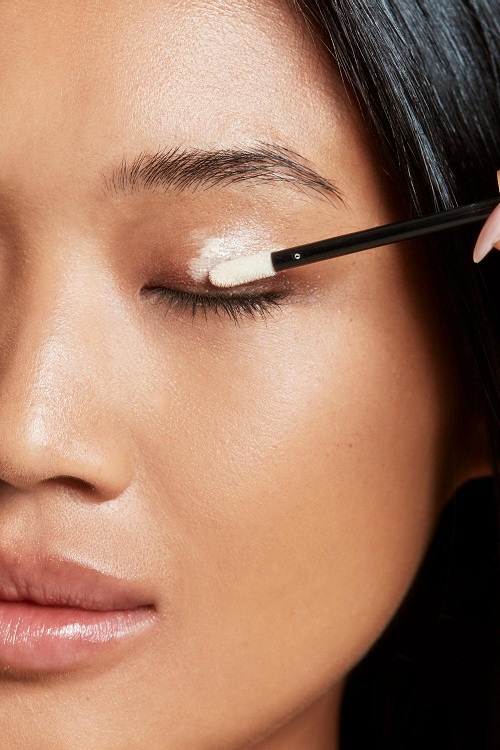 Apply A Layer Of Foundation on eyes