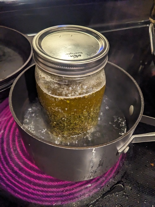 Hot Infusion or Double Boiler Method
